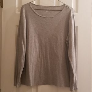 Grey scoop neck sweater